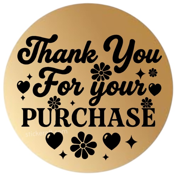 Thank You for Your Purchase Stickers – 2" Round Labels for Packaging – 100 PCS - Picture 9 of 15